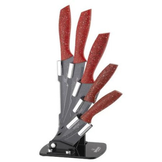 Набір ножів Bohmann BH-5256 6 предметів червоний