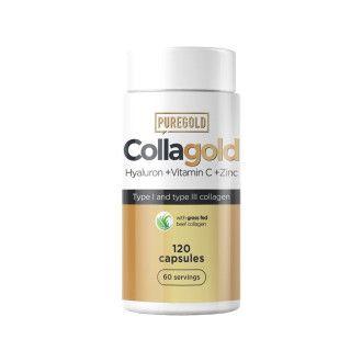 Препарат для суглобів і зв'язок Pure Gold Protein CollaGold, 120 капсул