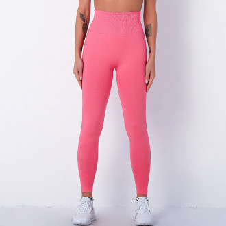 Легінси жіночі спортивні 10894 XL рожеві