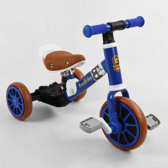 Триколісний дитячий велосипед-велобіг 2в1 &quot;Best Trike&quot;. Dark blue (105417)