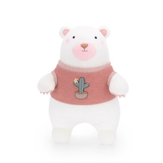 Мягкая игрушка Мишка в розовом свитере, 35 см Metoys