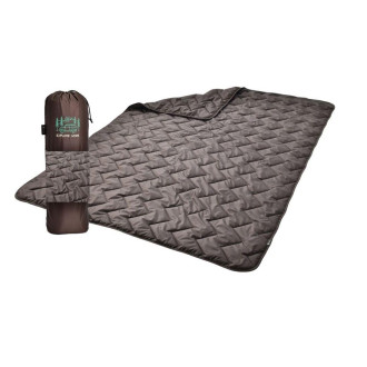 Одеяло-спальник Турист TM IDEIA с молнией 140х190 см коричневий