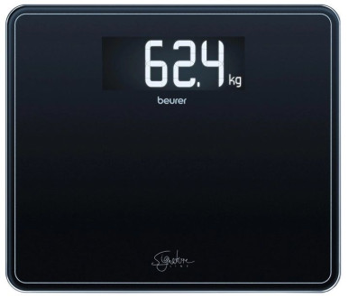 Ваги для підлоги електронні Beurer GS-410-Signature-Line-Black 200 кг чорні