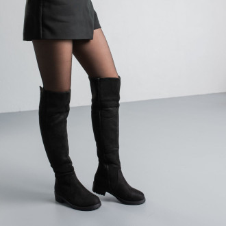 Ботфорти жіночі зимові Fashion Dinah 3808 38 розмір 24,5 см Чорний