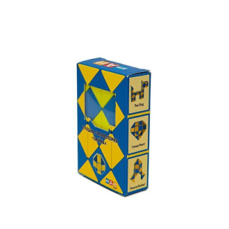 Головоломка Розумний кубик &quot;Змійка синьо-жовта&quot; SCU024 (Smart Cube Twisty Puzzle Snake &quot;Ukraine&quot;)