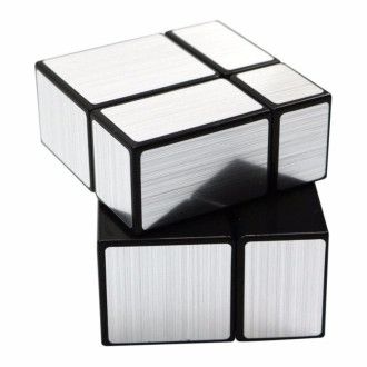 Кубик Рубіка 2х2х2 Дзеркальний (срібний)