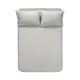 Простынь с наволочками Lotus Home Washed Cotton - Light antracite 270*270