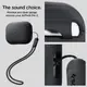 Чехол Spigen для Apple AirPods Pro 2 - Silicone Fit, Black (ACS05479)