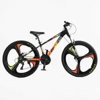 Велосипед Спортивный 26 дюймов Corso Evolution EV-680 оборудование Shimano алюминиевая рама 13 дюймов 21 скорость. Multicolor (176301)