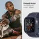 Чехол и ремешок Spigen для Apple Watch SE/6/5/4 (44/45 mm) Rugged Armor Pro 2 in 1, Charcoal Gray (ACS00819)