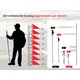 Трекинговая палка Naturehike ST08 NH18D020-Z, 110 см, бордовая