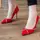 Туфли женские Fashion Cabaret 2606 40 размер 25,5 см Красный