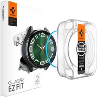 Защитное стекло Spigen для Galaxy Watch 6 Classic (47mm) - EZ FiT GLAS.tR (2шт), Clear (AGL07066)