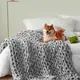 Утяжеленный плед бархатный крупной вязки, 8 кг