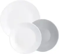 Сервіз столовий Luminarc Domino Moon white&granit Q7503 18 предметів
