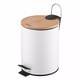 Ведро для мусора Ardesto Minimalism ARHB3601WB 3 л белое