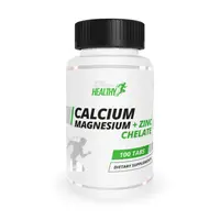 Витамины и минералы Healthy by MST Calcium Magnesium + Zinc Chelate, 100 таблеток