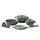 Набор посуды Pepper Forest Chef PR-2501 10 предметов зеленый