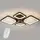Потолочная LED люстра, светильник светодиодный черный Sunlight  5631/2+2