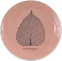 Тарілка десертна Limited Edition Minimalism HTK-008 17,5 см рожева