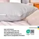 Наволочка IDEIA 40х140 см сатин 100% хлопок, премиум качество, на молнии, для ортопедической подушки, серая