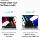 Защитное стекло Spigen для MacBook Pro (2021) 16" GLAS.tR SLIM, Black (AGL04233)