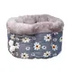 Лежак для кошек Taotaopets 542208 Gray Ромашки спальное место 33*24 cm