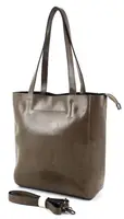Женская кожаная сумка Borsacomoda коричневая