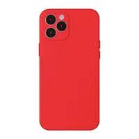 Чехол Baseus для iPhone 12 Pro Liquid Silica Gel, Bright red (WIAPIPH61P-YT09)