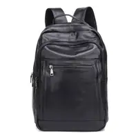 Чоловічий рюкзак шкіряний Keizer k1336-black