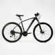 Велосипед Спортивный Corso MAGNUS 29", 27 скоростей, рама алюминиевая 21", оборудование Shimano. Black (138309)