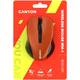 Мышь компьютерная безпроводная Canyon CNE-CMSW1O Orange оранжевая