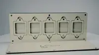 Органайзер для бисера -10 ячеек ТМ Embroidery Craft слоновая кость OGB-005s
