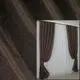Комплект готовых штор коллекция "Лен Мешковина". Цвет венге. Код 107ш 2шт 2х2.7м.