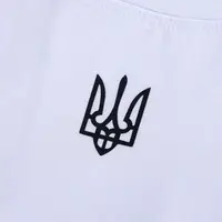 Футболка Modal з принтом Біла (Тризуб чорний) (7274), S