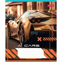 Зошит у клітку А5 1Вересня AI cars 766761 96 аркушів