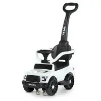 Каталка-толокар Bambi Racer M 4812EL-1 белый 2-в-1