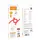 Кабель HOCO Micro USB Magic silicone charging data cable X87 |1m, 2.4A|