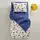 Набор простыни на резинке 60x120 BLUE ZIGZAG & STAR