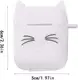 Чехол для AirPods 2/ 1 series - Кот с усами, силиконовый, Белый