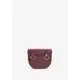 Женская кожаная сумка Ruby S бордовая краст