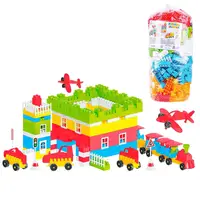 Дитячий конструктор Technok Toys 33 будівництво дорожні знаки 310 деталей. Multicolor (883)