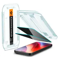 Захисне скло Spigen для iPhone 17 Pro Max/ 16 Pro Max - EZ FIT GLAS.tR Privacy (2 шт), Антишпигун (AGL07908)