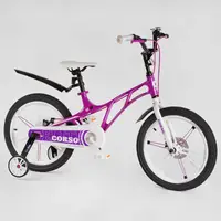 Велосипед магниевый двухколёсный 18" дюймов 
"CORSO Elit" (EL-40011)