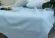 Простынь-покрывало пике 200х235 см. Клетка голубая Pike-009e