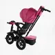 Велосипед 3-х колесный детский, Best Trike, надувные колеса, фара музыкальная, с USB, пульт. Pink (164866)