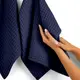 Вафельные полотенца 75х95 см/75х130 Denim Greek Waffle 2шт