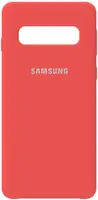 Чехол-накладка TOTO Silicone Case Samsung Galaxy S10 Peach Pink