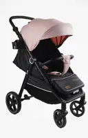 Детская коляска прогулочная "Sevillia" JOY. Black/Pink (170084)