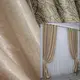 Комбинированные 2шт.1,5х2,7м. шторы из ткани блэкаут-софт Цвет бежевый с песочным Код014дк 671шБ-143ш